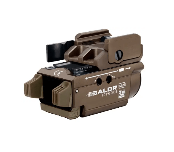 Ліхтар з ЛЦВ Olight Baldr Mini Green Laser Desert Tan Фото 2